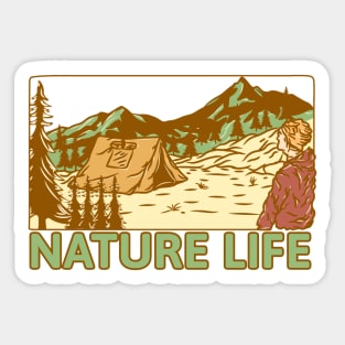 Nature Life - Mountain Edition Sticker